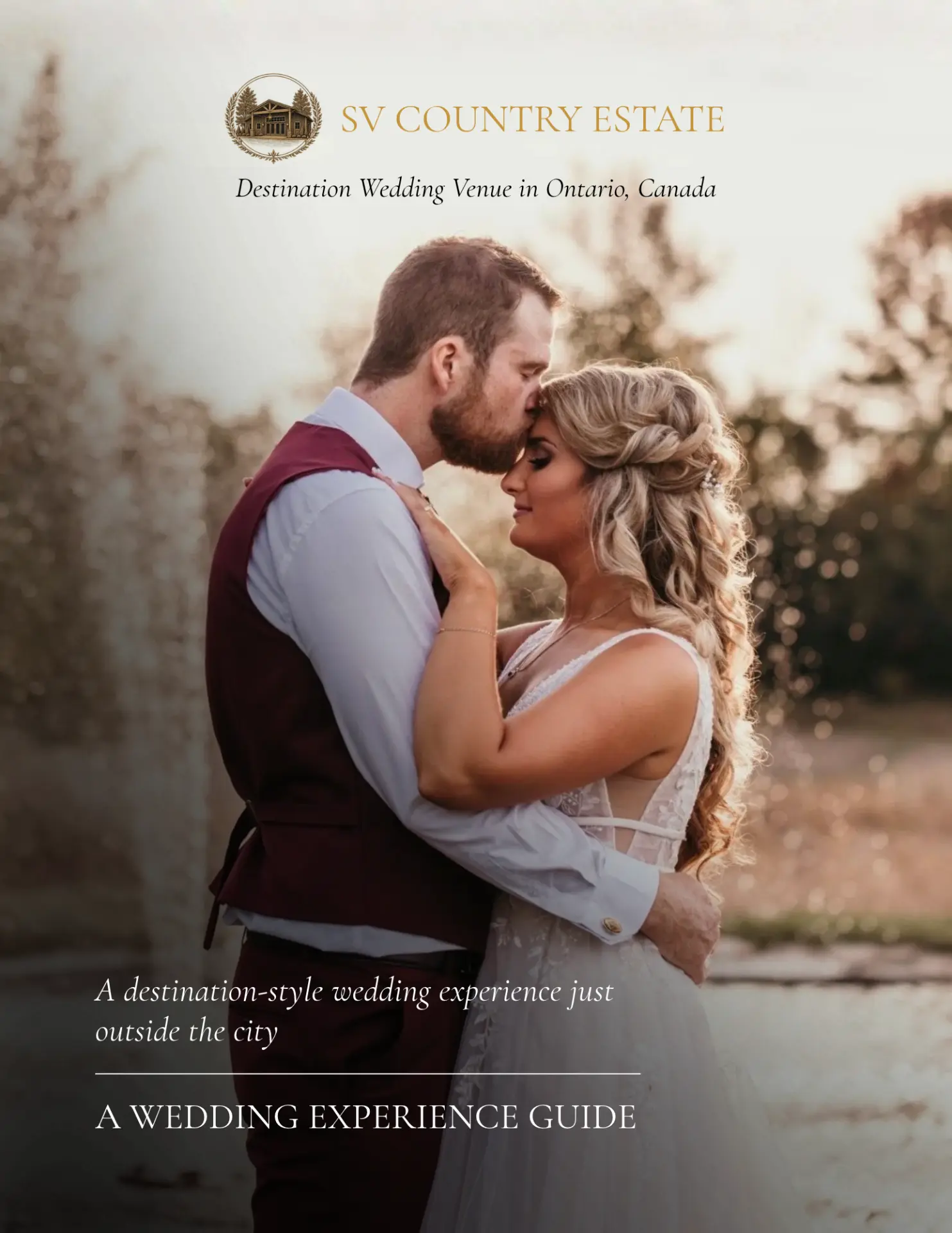 SV Country Estate destination wedding experience guide cover